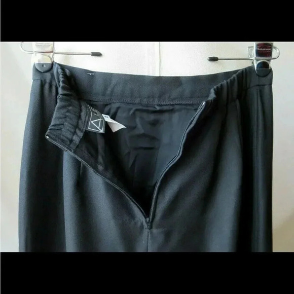 - PLUS SIZE ALEX EVENINGS BLACK FRONTSPLIT SKIRT ZIP & ELASTICBACK SIZE 16 - Picture 16 of 16